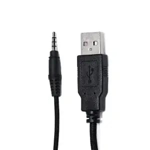 AE-55 USB-A and 3.5mm Connection