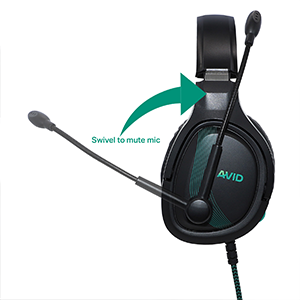 AVIGA swivel to mute microphone