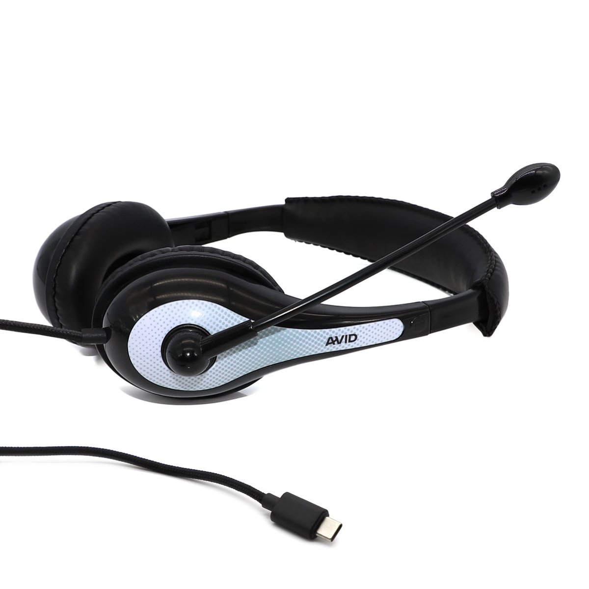 AE-36 Headset - White - Side - USB-C