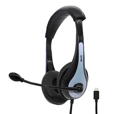 AE-36 Headset - USB-C - Black/White