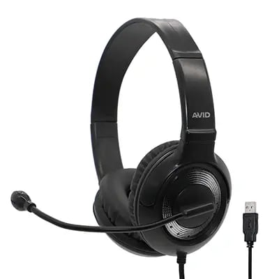 AE-55 Headset - USB-A - Black