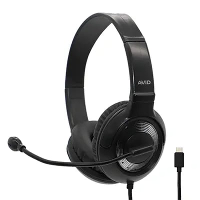 AE-55 Headset - USB-C - Black