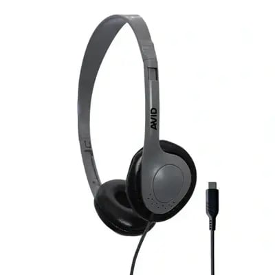 AE-711 Headphones - USB-C - Gray