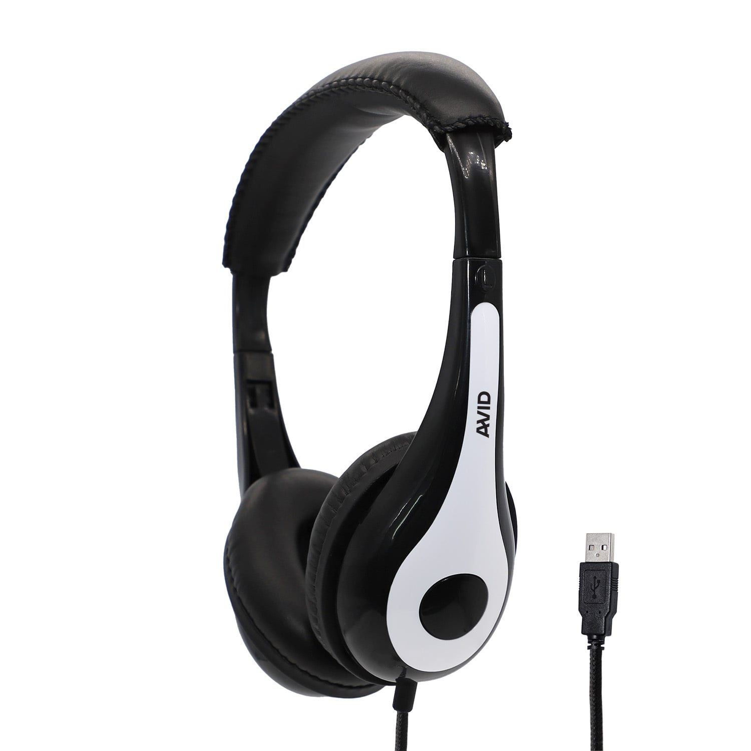 AE-35 Headphones - USB-A - Black/White