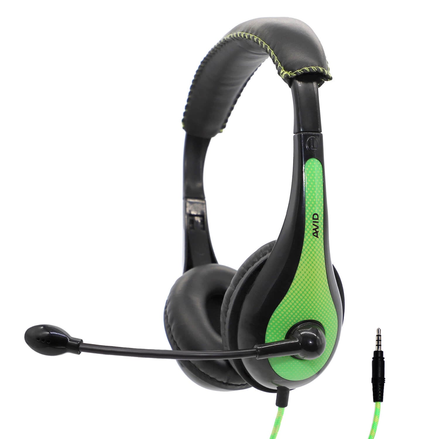 AE-36 Headset - 3.5mm - Black/Green