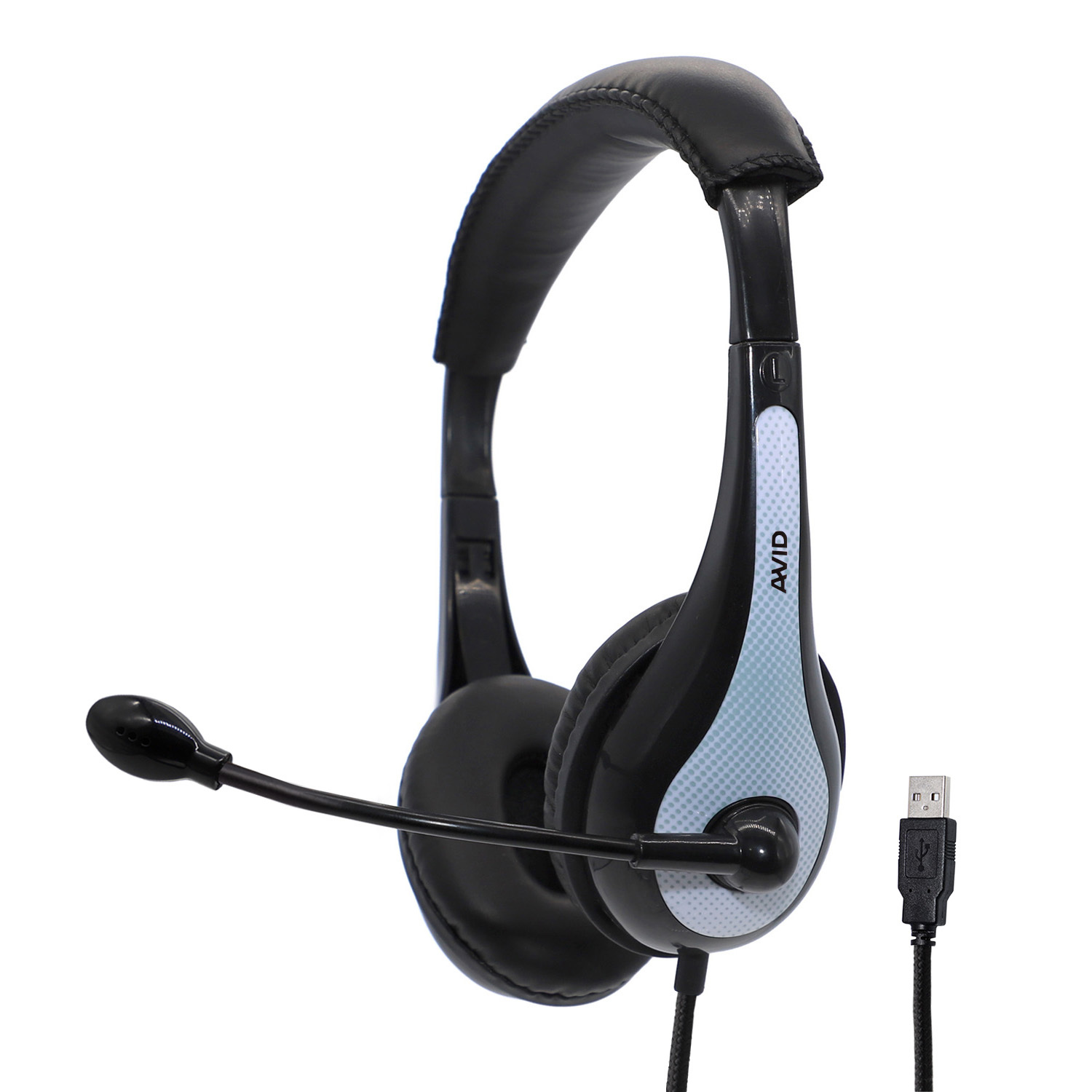 AE-36 Headset - USB-A - Black/White