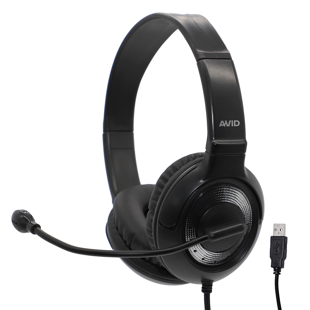 AE-55 USB Headset with noise canceling mic
