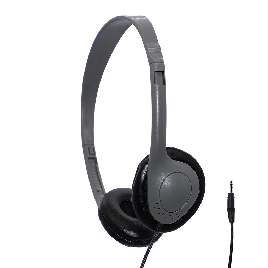AE-711 grey light weight affordable headphones