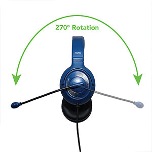 AE-55 270 degree ambidextrous noise canceling microphone